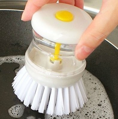 Red Crush Washbasin Plastic Cleaning Brush with Liquid Soap Dispenser Self Dispensing Cleaning Brush for Floors Tile Utensils Dish Cleaning Brush Sink Brush for Kitchen Accessories Items (3 Pecs) (B08C7NSJJF) Amazon Price History, Amazon Price Tracker