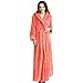 HYY-YY Femmes Long Réchauffez Flanelle Peignoir Hiver Peignoir Robe de Chambre Nuit Robes de Nuit Spa Peluche Pleine de Bain Longueur Robe de Chambre Nuisettes, Gris, L