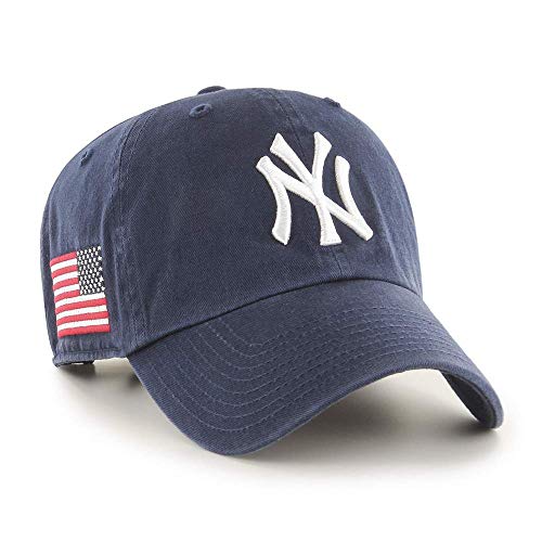 '47 MLB Heritage Clean Up Adjustable Hat, Adult One Size Fits All, New York Yankees Navy, One size