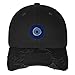 JPAK Evil Eye Vintage Dad Hat Frayed Embroidered Cap Turkey Nazars Black