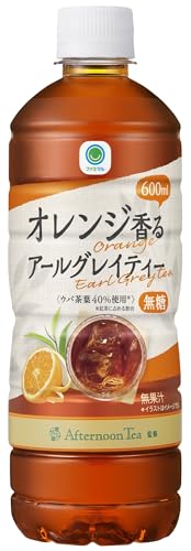 【販路限定品】アサヒ飲料 Afternoon Tea監修 オレンジ香るアールグレイティー 無糖 600ml×24本のサムネイル