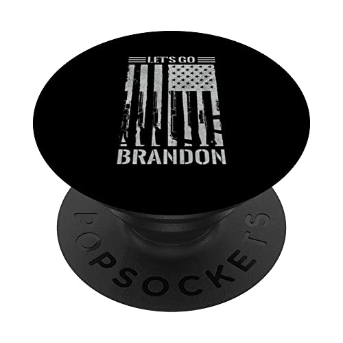 Let's Go Brandon - Bandera estadounidense PopSockets PopGrip Intercambiable