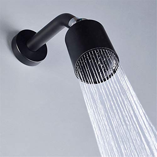 Conjunto de ducha negro con sistema de refuerzo de cobre de pared 5