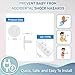 WENPENG Baby Safety Clear Outlet Covers (24 Pack), Durable Plastic Plug Covers for Power Sockets, Child Proof Electrical Protector Safety Caps