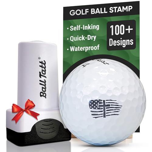 Ball Tatt - Christian Golf Ball Stamp, Golf Ball Stamper,