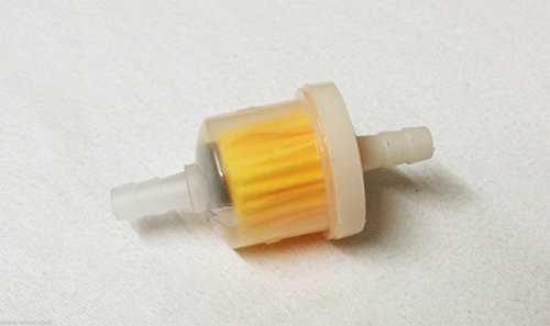 Filtro de combustible redondo de 6 mm para Minimoto/Mini Dirt/Quad/Dirt/Pit Bike