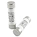 Aexit 20 Pcs Fuses Cylindrical Contact Cap Fuse Links 500V 10A 10 x Fuse Links 38mm RO15