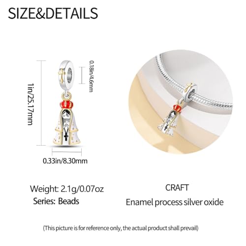 Image of LeeFeel Bow heart Charms Exquisite Love Heart Beads Charms w Clear CZ for Women Bracelets Charm DIY