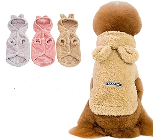 Berocia 犬服 冬用 ペット服 ワンピース ドッグウェア コスチューム 可愛い 人気 柔らかい 防寒 暖かい 厚い コ