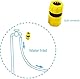 ALL FOR PAWS Hundespielmatte mit Sprinkler, 130CM– Sprinklermatte & Kühlende Wassermatte für Hunde, Outdoor-Spielzeug mit Wassersprinkler, Rutschfester Hunde-Pool für Sommer, Spaß & Abkühlung