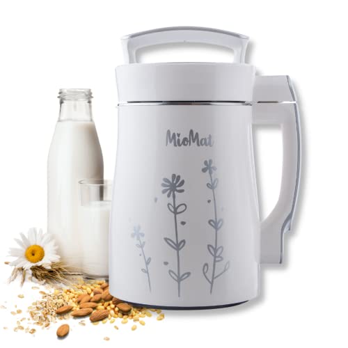 Miomat, Máquina para Hacer Leche Vegetal Casera, Prepara Todo Tipo de Leche: Soja, Almendras, Avellanas, Arroz, Avena, Elabora Salsas, Cremas y Batidos Fácilmente, 8 Intuitivos Programas Miomat, Máquina para Hacer Leche Vegetal Casera, Prepara Todo Tipo de Leche: Soja, Almendras, Avellanas, Arroz, Avena, Elabora Salsas, Cremas y Batidos Fácilmente, 8 Intuitivos Programas
