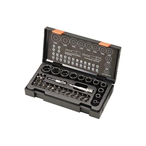 HITACHI 752500 45 Piece Impact Socket and Bit Set, Green Cover