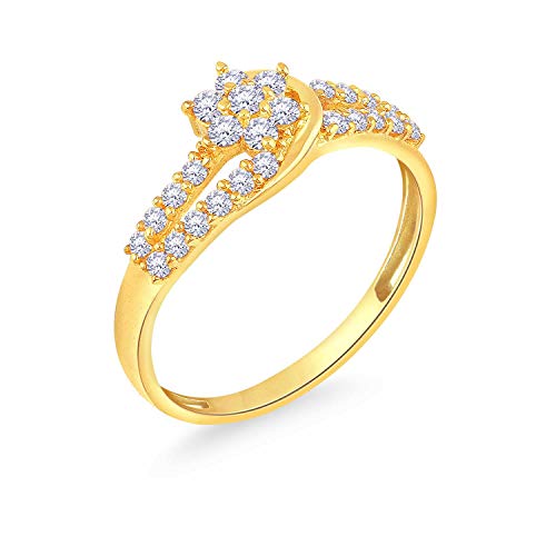 Malabar Gold & Diamonds Yellow Gold Ring for Women 22 K | 22 Kt (916) BIS Hallmark Certified Pure Gold Ring for Birthday, Anniversary, Rakshabandhan Gift - Image 3