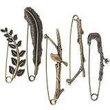 Différentes Tailles : Différentes tailles sont conçues pour répondre à différents besoins de port. La longueur varie de 6 à 8 cm et la largeur d'environ 2 cm, ce qui est parfait pour un grand fermoir de châle ou une broche délicate.