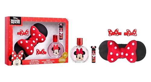 Minnie Estuche con EDT 50 ml, Diadema, Bálsamo Labial y Clips...