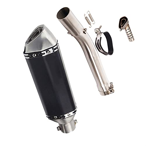 Tuyau échappement moto 51mm mi-silencieux Yamaha YZF-R6 R6S 1998-2005