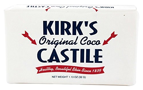Kirk 's Castilla Original tamaño de viaje jabón, 4 oz (Pack de 1)
