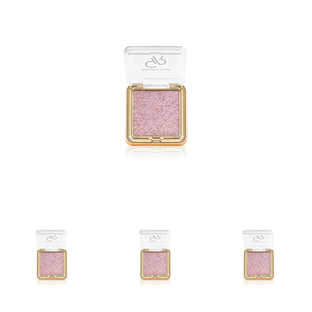 Golden Rose Glitter Glow Eyeshadow No: 02 Nova - Simli Kremsi Göz Farı (4 paketi)