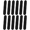 12-Pack Hat Size Reducer - Foam Tape for Hats & Caps - Sweatband Sizing Tape for Men & Women (Black)