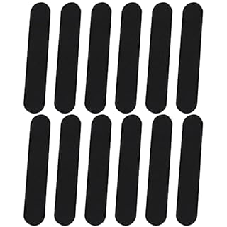 12-Pack Hat Size Reducer - Foam Tape for Hats & Caps - Sweatband Sizing Tape for Men & Women (Black)