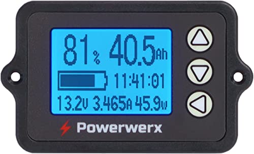Powerwerx BSM-500 Precision Battery Status Monitor with 500A Shunt