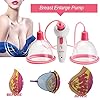 GNbow Electric Breast Massager, Nipple Enlargement Beauty Double Cup Massager, for Promote Breast Development Home Breast Care Device, Prevent Sagging and Dredge Breast, 13.5cm #5
