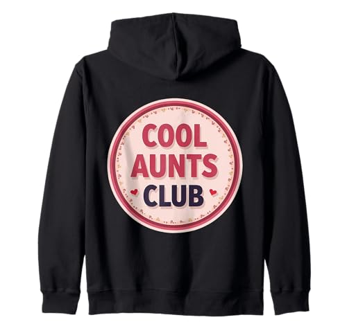 Cool Aunts Club Divertido Sobrino Sobrina Tía Appriciation Amor Sudadera con Capucha