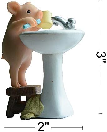 Gemmia Miniatur Feengarten Katzen Figuren - 6 Verschiedene Katzenstatuen Aus Harz