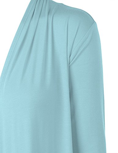 Image of Made By Johnny Women's Open Front Cardigan Lightweight Soft Drape Long Sleeve Cardigan for Work Travel Casual