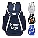 Muka Custom Basketball Backpack, Custom Logo Sports Training Equipment Bag for Team Club & Bulk Supply-Black