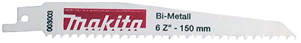 Makita P-05088 Hoja de sierra recta 150x1,5 mm • 6TPI • BiM • Metal • 5 piezas
