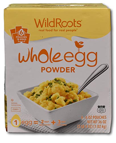 WildRoots Whole Egg Powder Made with Real Egg for Real People