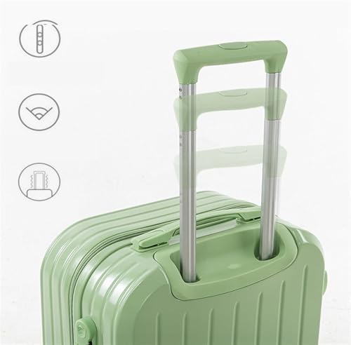 20-Inch Lightweight Hard Shell Travel Suitcase, ABS Luggage with Combination Lock, 4 Dual Spinner Wheels, Carry-On Suitcase for Men & Women2