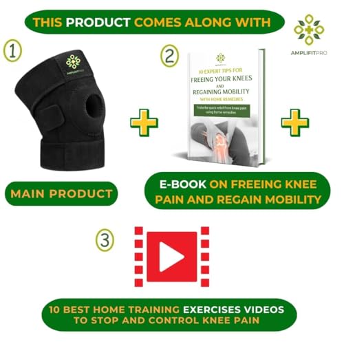 Image of Knee Caps for Women for Pain Relief - Premium Knee Cap for Men Pain Relief - Adjustable Knee Support for women knee pain, Joint Stability, Arthritis, and Injury Recovery -Breathable Design (Pack of 2)