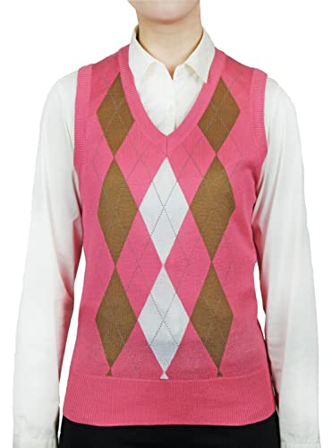 Image of Blue Ocean Womens Argyle Sweater Vest