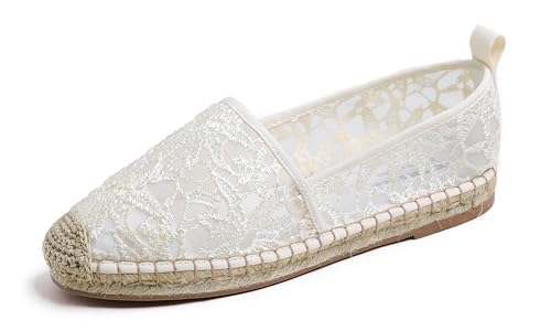 Espadrilles à bout fermé anti-frottement chaussures plates respirantes pour pieds sensibles