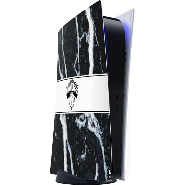 Skinit Decal Gaming Skin Compatible with PS5 Digital Edition Console - Officially Licensed NBA New York Knicks Marble Design