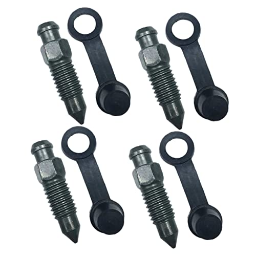 USHOBE 1 Conjunto Poeira Da Bomba De Freio Tampa Do Sangrador Acessórios Para Motocicletas Parafuso