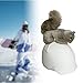 Colaxi Squirrel Ski Helmet Cover Knitted Cap Lightweight Cute Lovely Skiing Helmet Cover Ski Helmet Decoration for Snowboard Outdoor