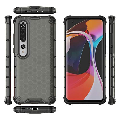 Image of Glasgow | for Mi 10 Back Case Cover for Mi 10 with 4 Bumper Corners and Military Grade Protection - Black