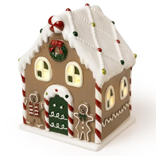 Salubrito Weihnachten Duftlampe Elektrisch, Keramik Duftlampe für...