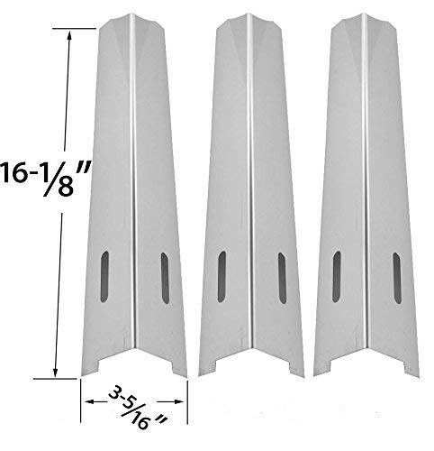 3 Pack Stainless Steel Heat Shield for KitchenAid 720-0336D, 720-0745, 720-0745A, North American Outdoors 843019U, 848506A, BB10571A, BB10769A, BB10769A-1, BB10807A Gas Grll Models