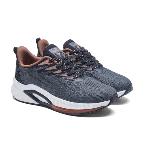 Image of ASIAN Powerplay-31 Men's Running Shoes | Wave-Tech Knit Upper with AeroFlow Side Panels | EVA Midsole | Fish-Scale Yarn | Stylish Athletic Sneakers