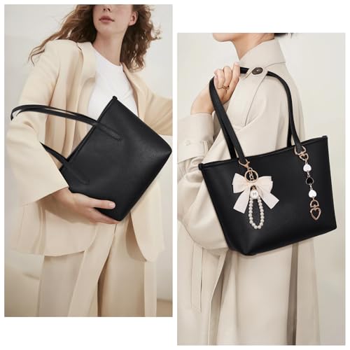 Bolso Tote Pequeño para Mujer de Cuero Vegano miniatura 2