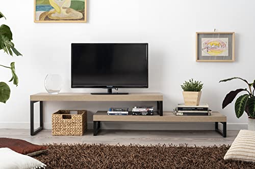 Generico Mobile Porta TV, Dimensione variabile da 130 cm a 230 cm