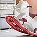 Ancaixin 4 in 1 Rocking Horse for Toddlers 1-3 Years Old, Balance Bike Ride On Toys with Push Handle, Backrest and Balance Board for Baby Girl and Boy, Unicorn Kids Riding Birthday (Red)