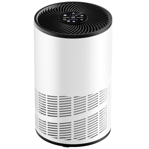 OLIXIS Air Purifier for Home, 3-in-1 Filter with HEPA Sleep Mode, Portable Small Quiet Air Cleaner for Office Living Room