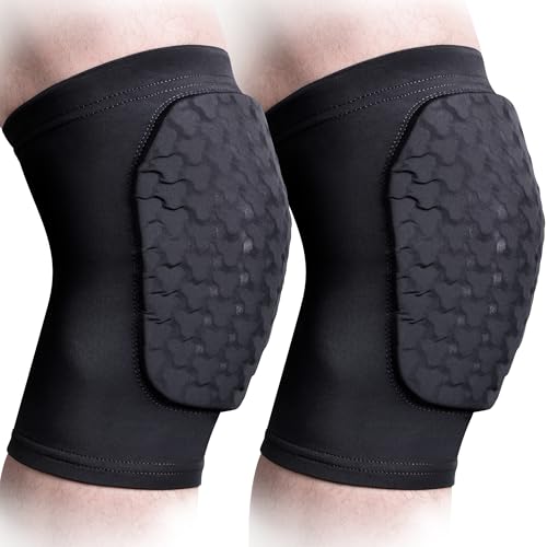 Image of COOLOMG Basketball Knee Pads for Kids Youth Adult