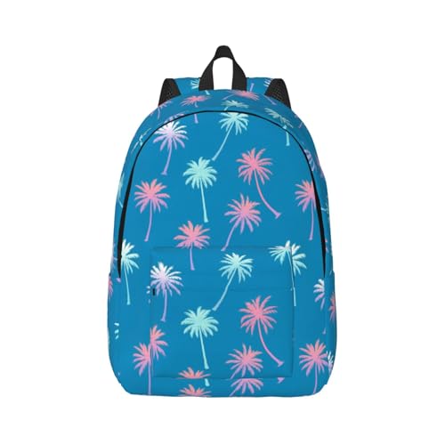 Sac à dos à motif cocotier pour femme finie la surcharge avec ce sac de voyage tendance 45cm
