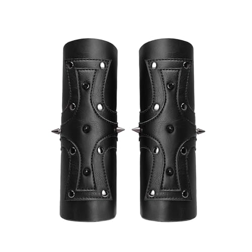 中世リストガードパンク中世コスプレハロウィンマンチョ男性用パーティーやお祭りでドレスアップするためのヴィンテージアームブレイサー